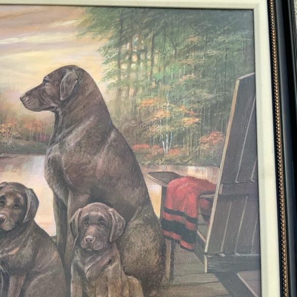 ☀️SALE☀️ Ruane Manning Tranquil Beauty Chocolate lab canvas - Picture 8 of 9